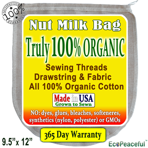 Ecopeaceful nut milk bag deals