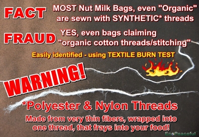 Ecopeaceful nut 2025 milk bag